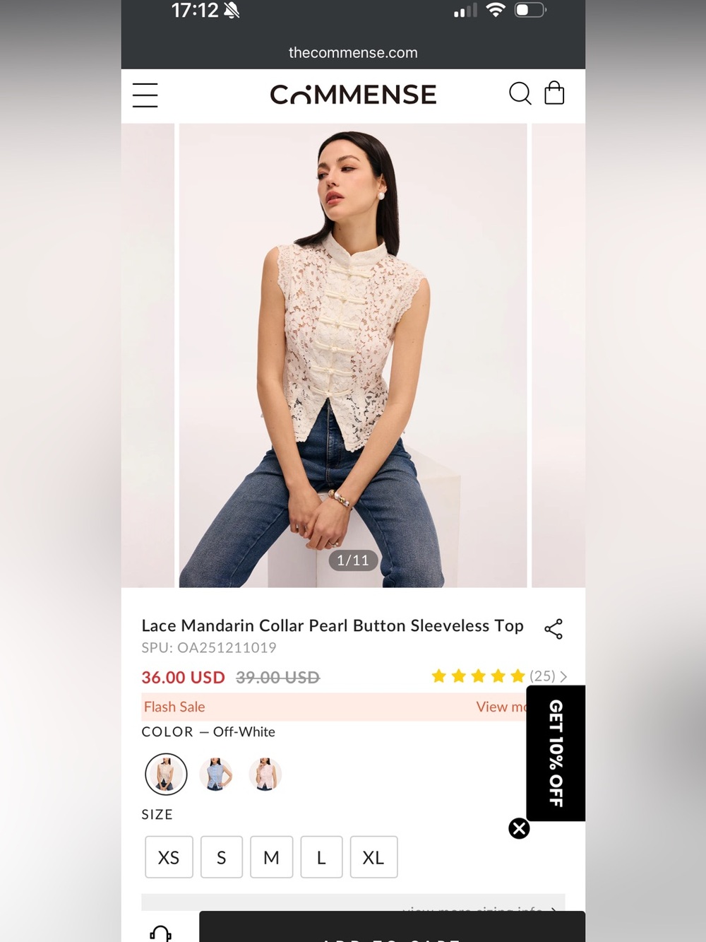 Commense lace top